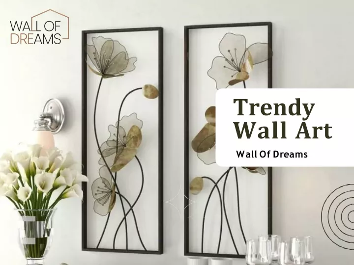 trendy wall art w a l l o f d r e a m s