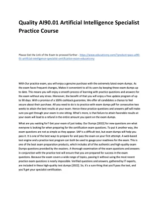 quality ai90 01 artificial intelligence
