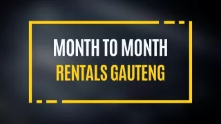 Month To Month Computer Rentals Midrand Gauteng