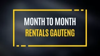 month to month