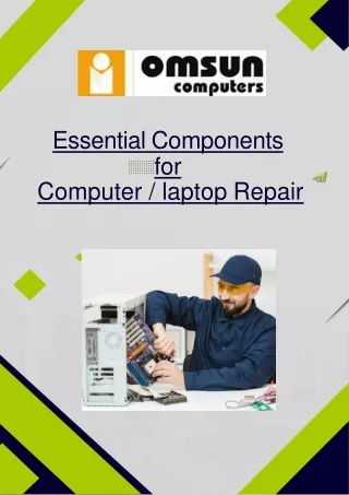 Essential Components for Computer Repair PPT