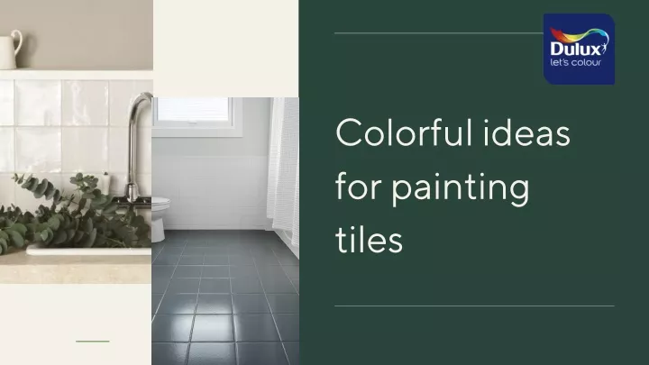 colorful ideas for painting tiles
