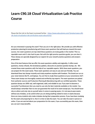 learn c90 18 cloud virtualization lab practice