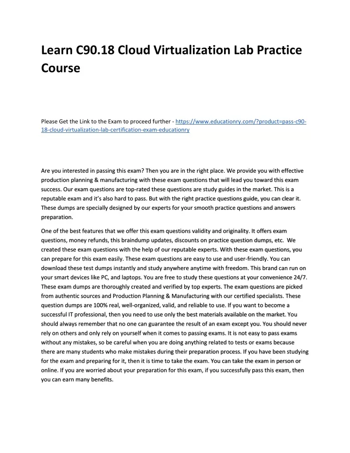 learn c90 18 cloud virtualization lab practice