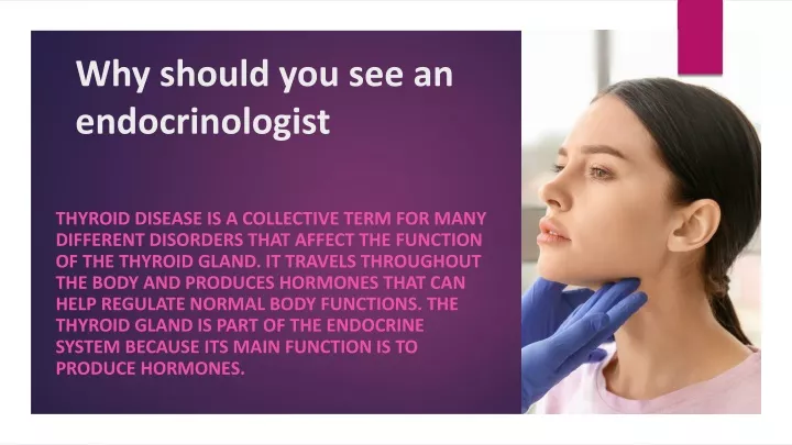 why should you see an endocrinologist