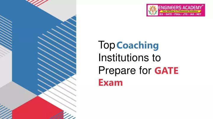 top coaching institutions to prepare for gate exam