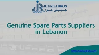 Genuine Spare Parts Suppliers in Lebanon