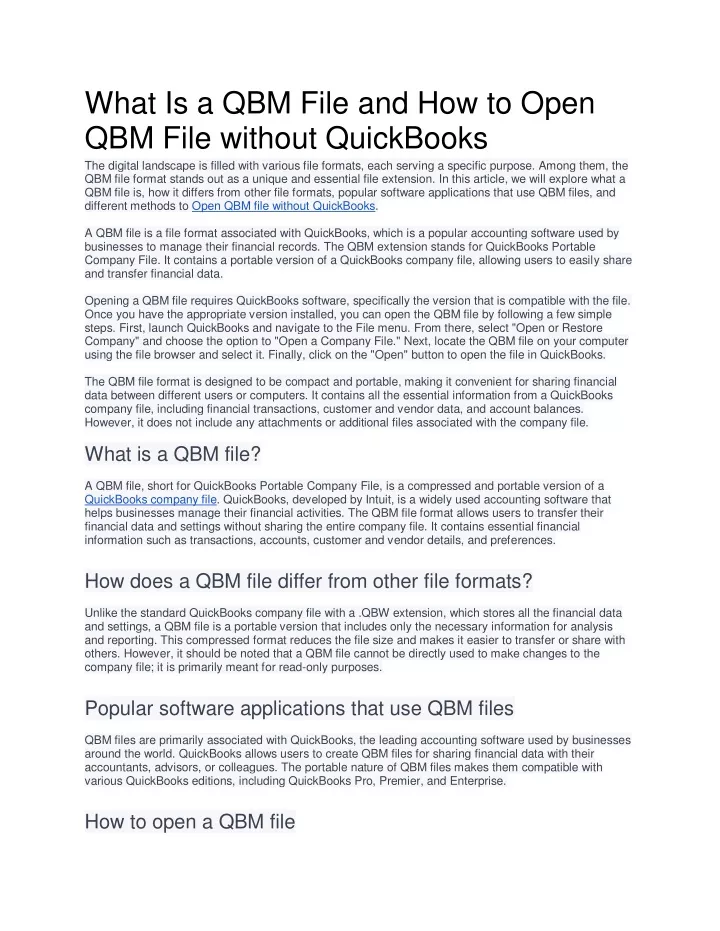 what is a qbm file and how to open qbm file