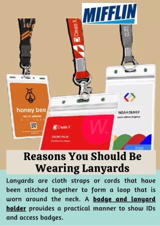 Lanyards: Reasons You Should Be Wearing Lanyards