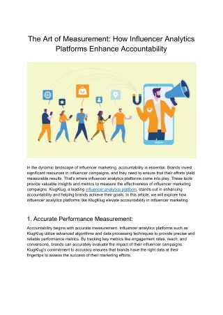 The Art of Measurement_ How Influencer Analytics Platforms Enhance Accountability