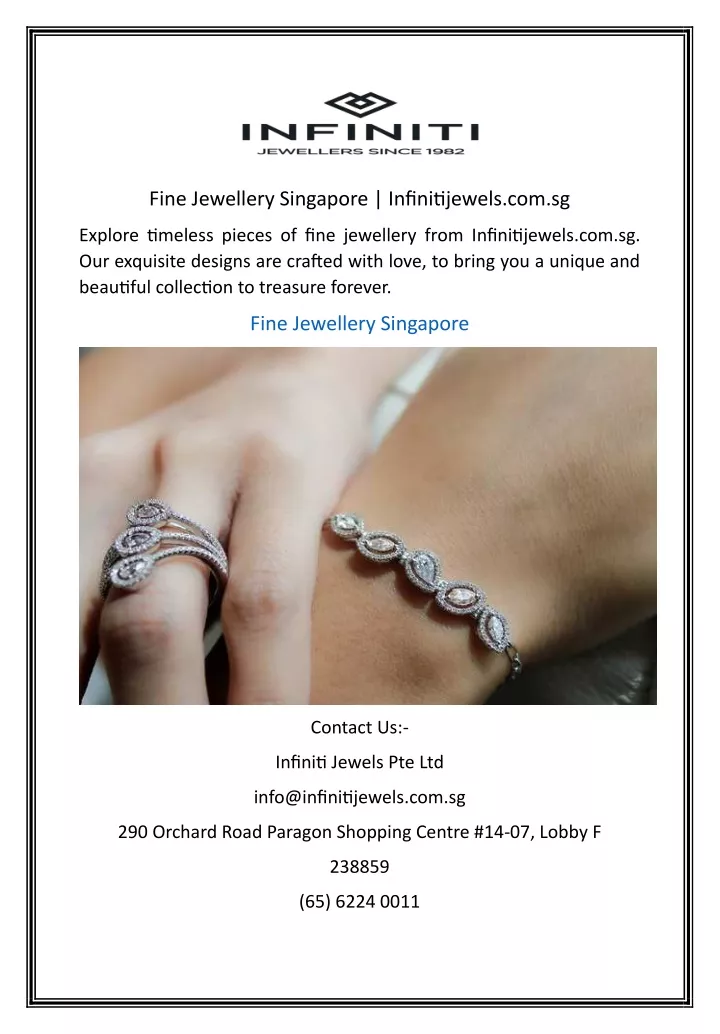 fine jewellery singapore infinitijewels com sg