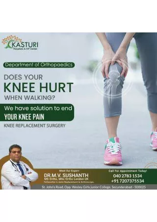 joint replacement surgery in Secunderabad kasturi