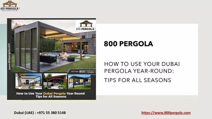 800 pergola