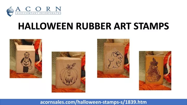 halloween rubber art stamps