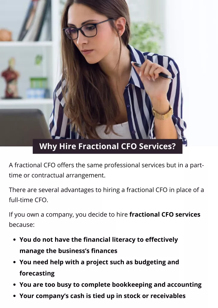 why hire fractional cfo services