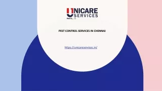 pest control services in chennai 2023 - Unicare Services