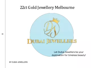 22ct gold jewellery melbourne