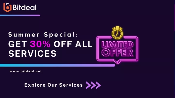 s u m m e r s p e c i a l get 30 off all services