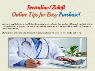 sertraline zoloft online tips for easy purchase