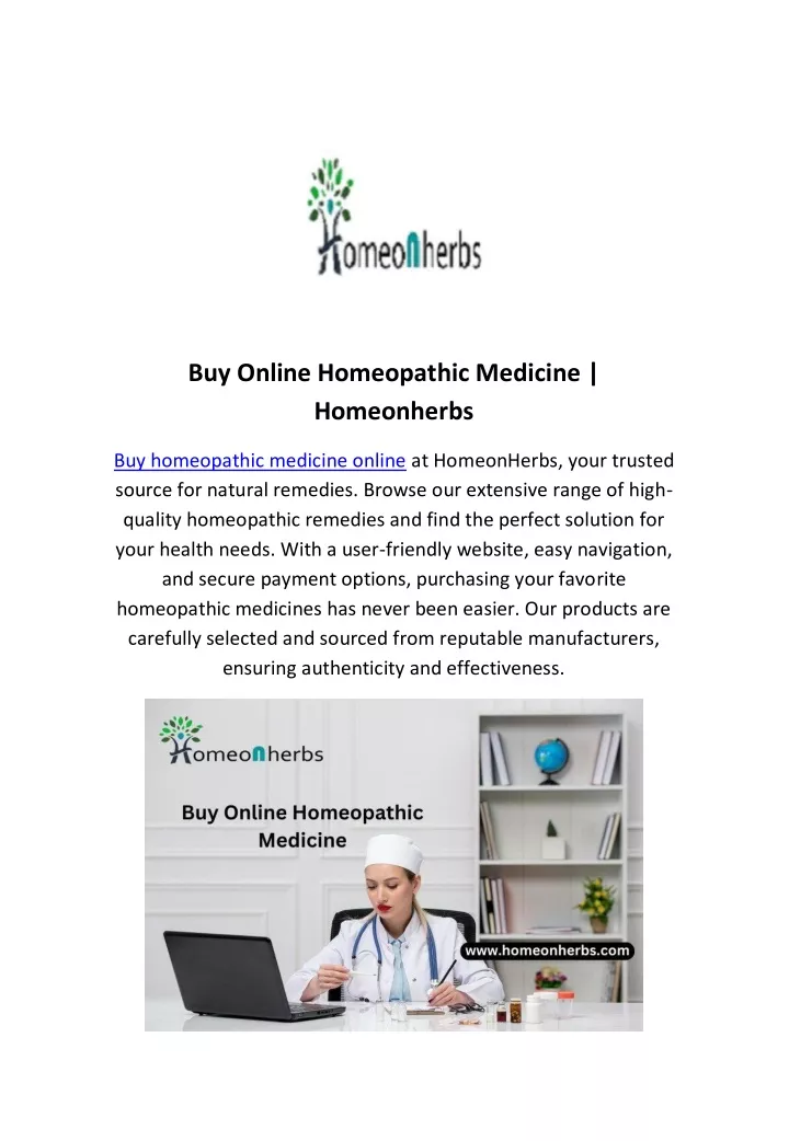 buy online homeopathic medicine homeonherbs