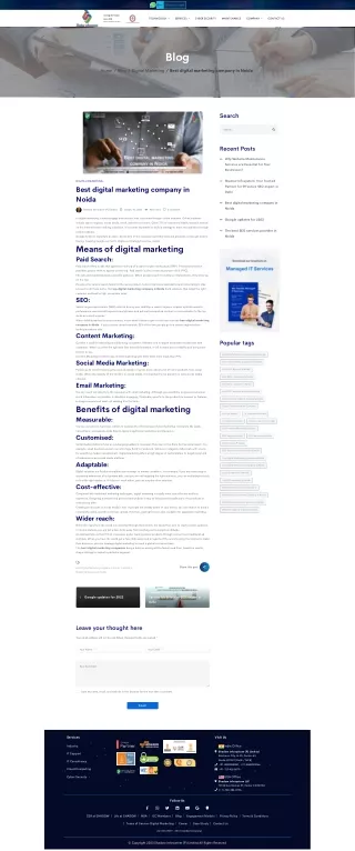 Best Digital Marketing Company in Noida - Shadow Infosystem