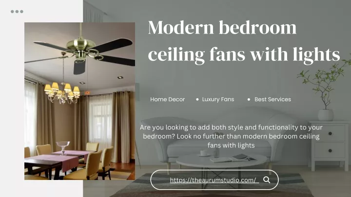 modern bedroom ceiling fans with lights
