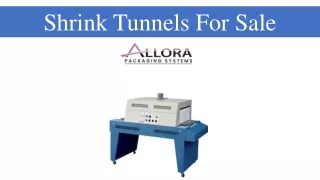 Shrink Tunnels For Sale