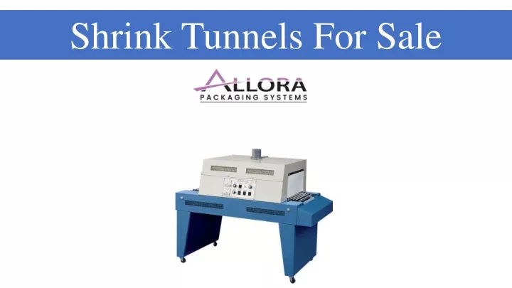 shrink tunnels for sale