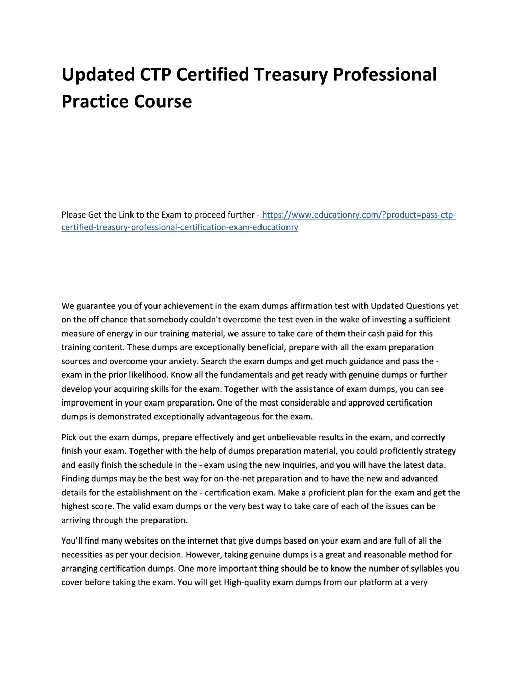 PPT - CTP Certified Treasury Professional PowerPoint Presentation, free ...