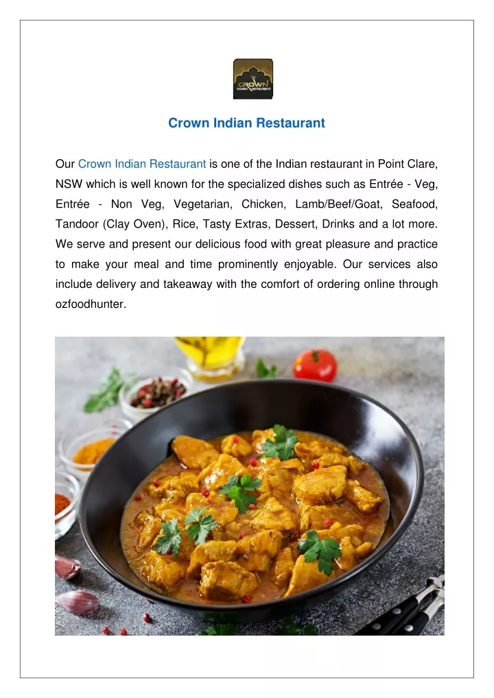 crown indian restaurant