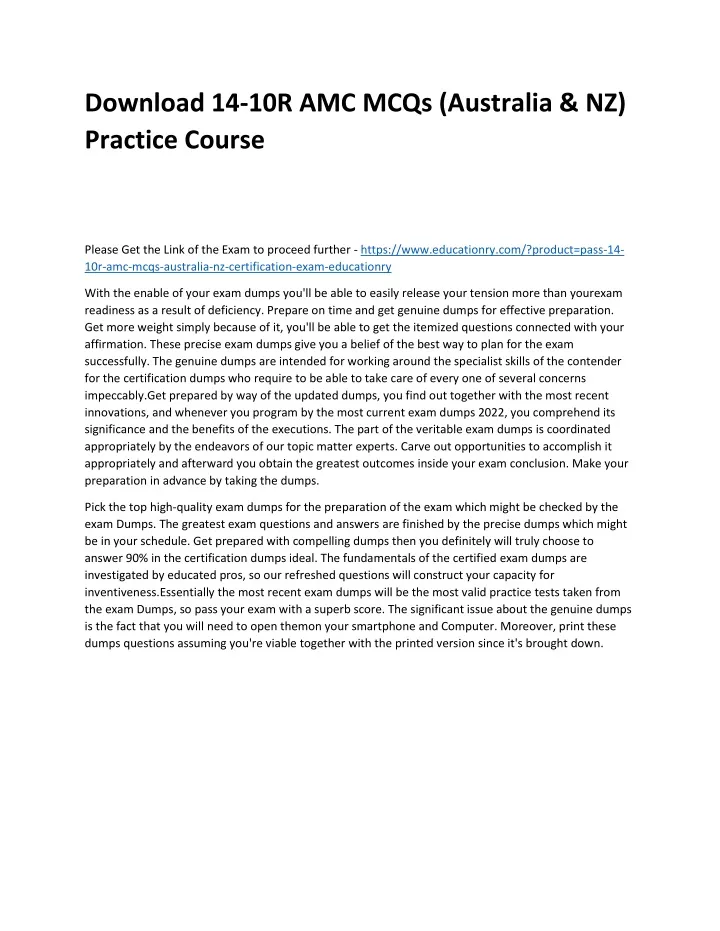 download 14 10r amc mcqs australia nz practice