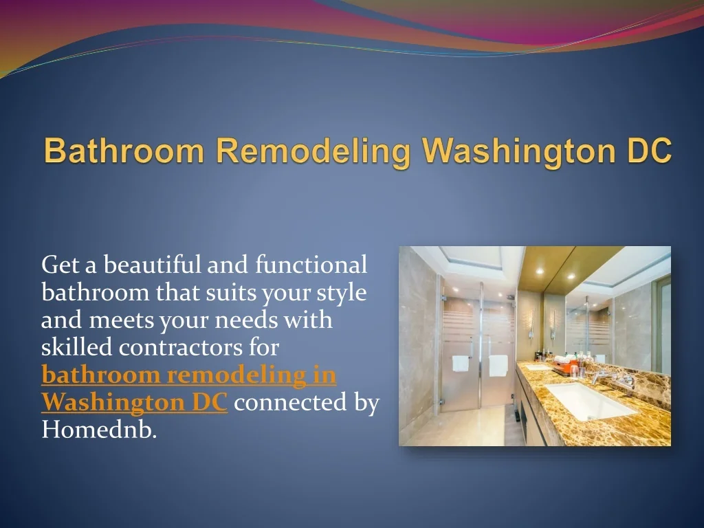 PPT - Bathroom Remodeling Washington DC PowerPoint Presentation, free ...