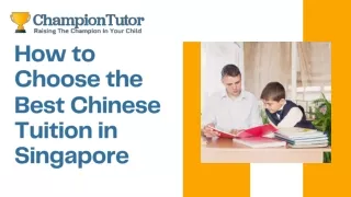 Select the Right Chinese Tuition for Optimal Language Development