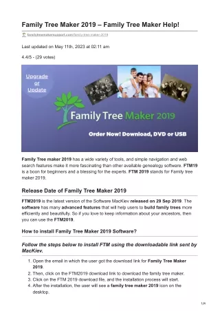 family tree maker 2019 family tree maker help