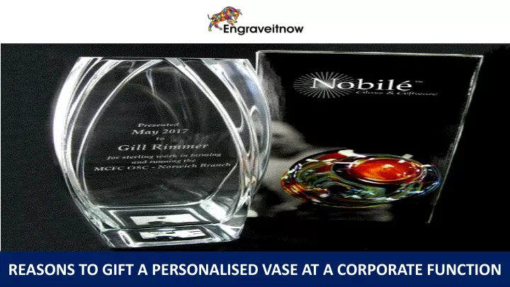 reasons to gift a personalised vase