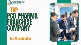 PCD Pharma Franchise Company In Ambala
