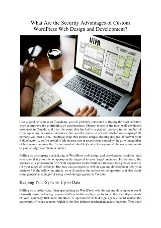 what are the security advantages of custom