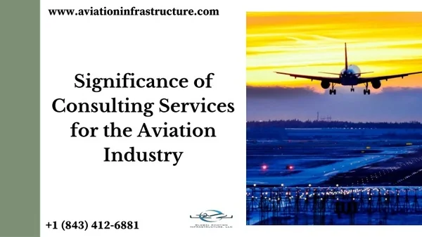 Significance of Consulting Services for the Aviation Industry