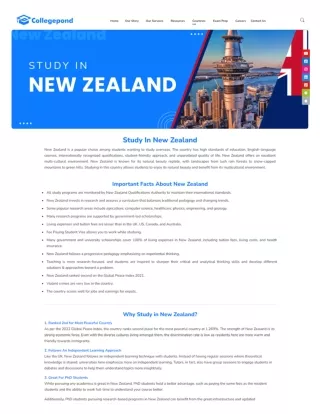 Study in New Zealand Colleges, Fees, Cost, Scholarships, and VISA