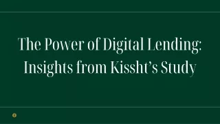 the power of digital lending insights from kissht