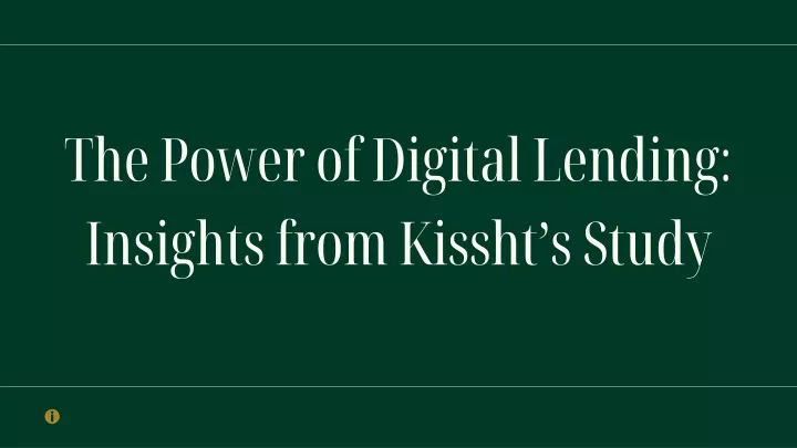 the power of digital lending insights from kissht