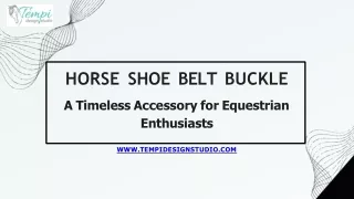 Horse Shoe Belt Buckle A Timeless Accessory for Equestrian Enthusiasts