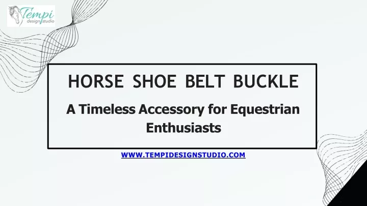 horse shoe belt buckle