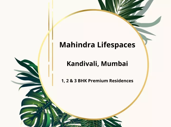 mahindra lifespaces