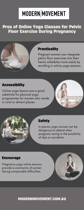 Pros of Online Yoga Classes for Pelvic Floor Exercise During Pregnancy
