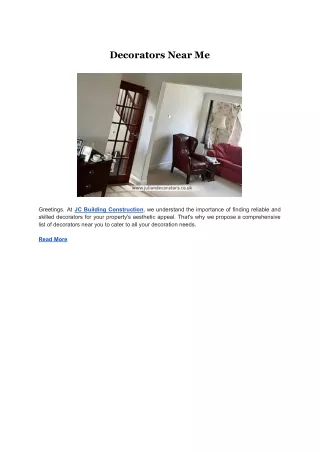 decorators near me