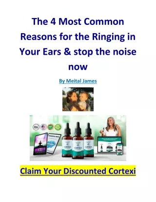 the 4 most common reasons for the ringing in your