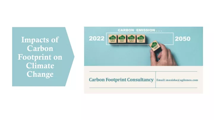 impacts of carbon footprint on climate change