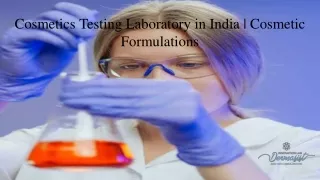 Cosmetics Testing Laboratory