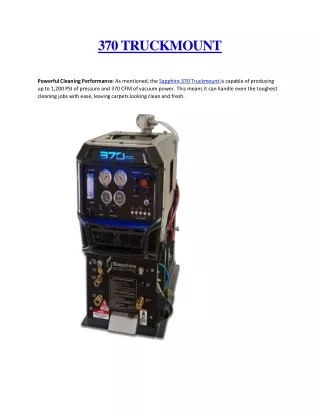 37 0 t r u c k m o u n t